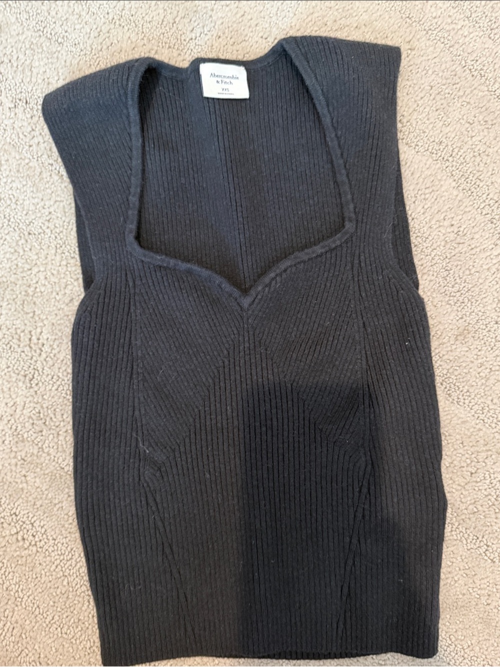 Knit sleeveless top